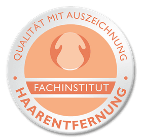 Qualitätssiegel Haarentfernung